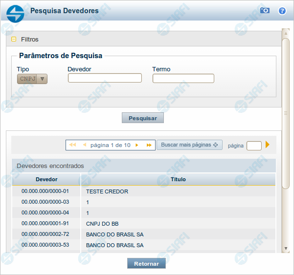 Lupa: Devedor do Documento Hábil