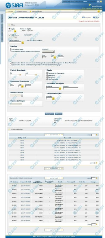 Consultar Documento Hábil - CONDH