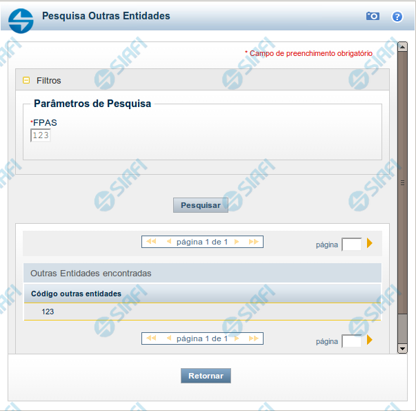 Lupa: Entidades