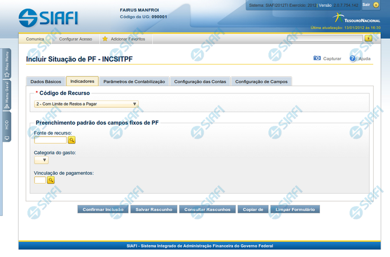 INCSITPF - Aba Indicadores