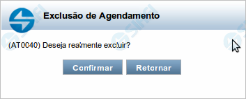 Confirmar Exclusão de Agendamento
